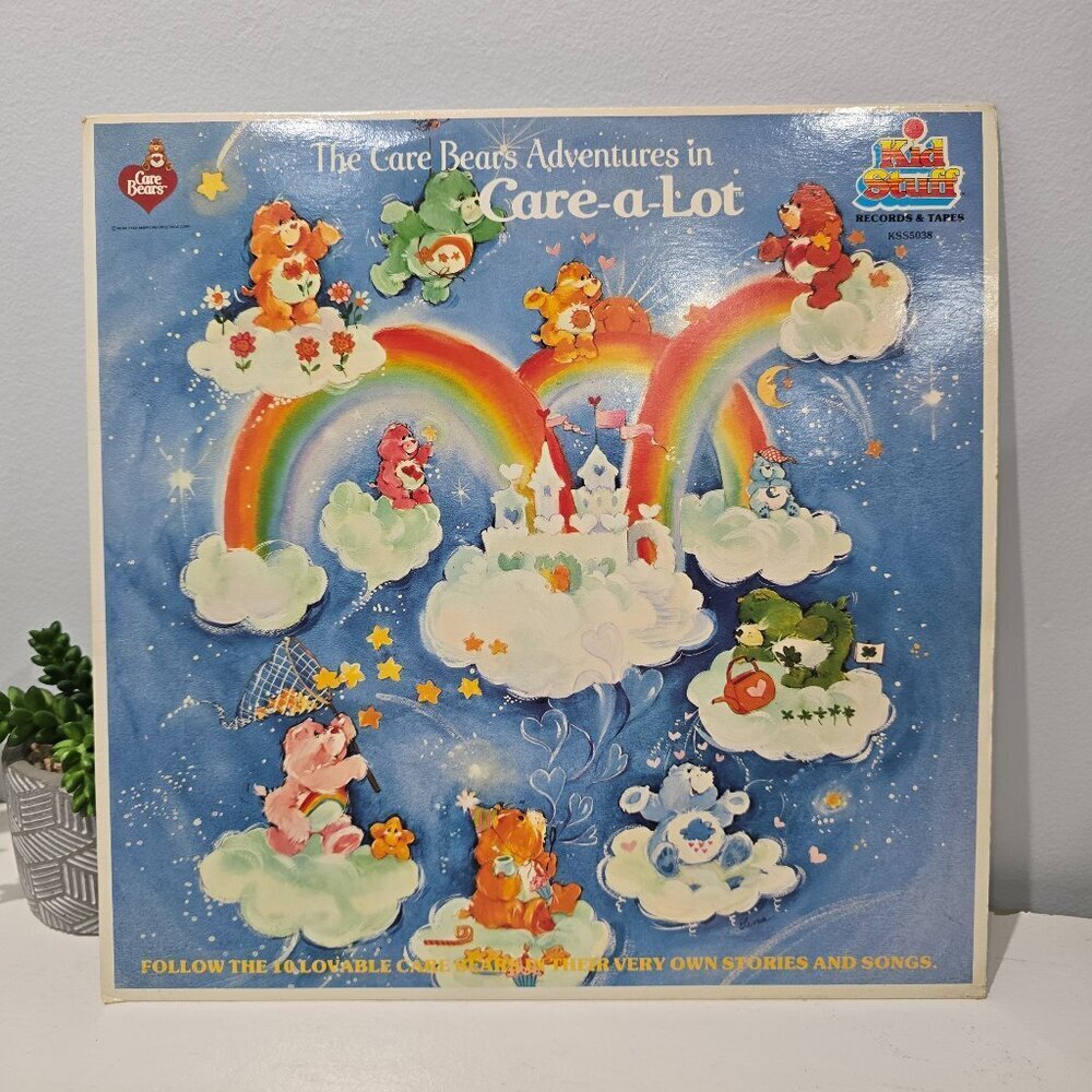 Carebears - The Care Bears Adventures in Care‑a‑Lot, Vinyl Record, 1983